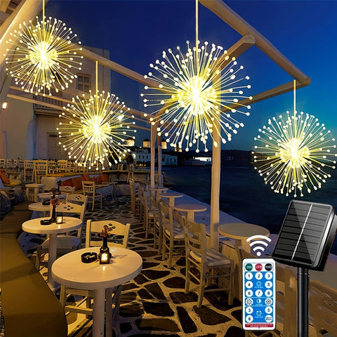 GTSYDING garden decor firework lights enhance outdoor celebrations