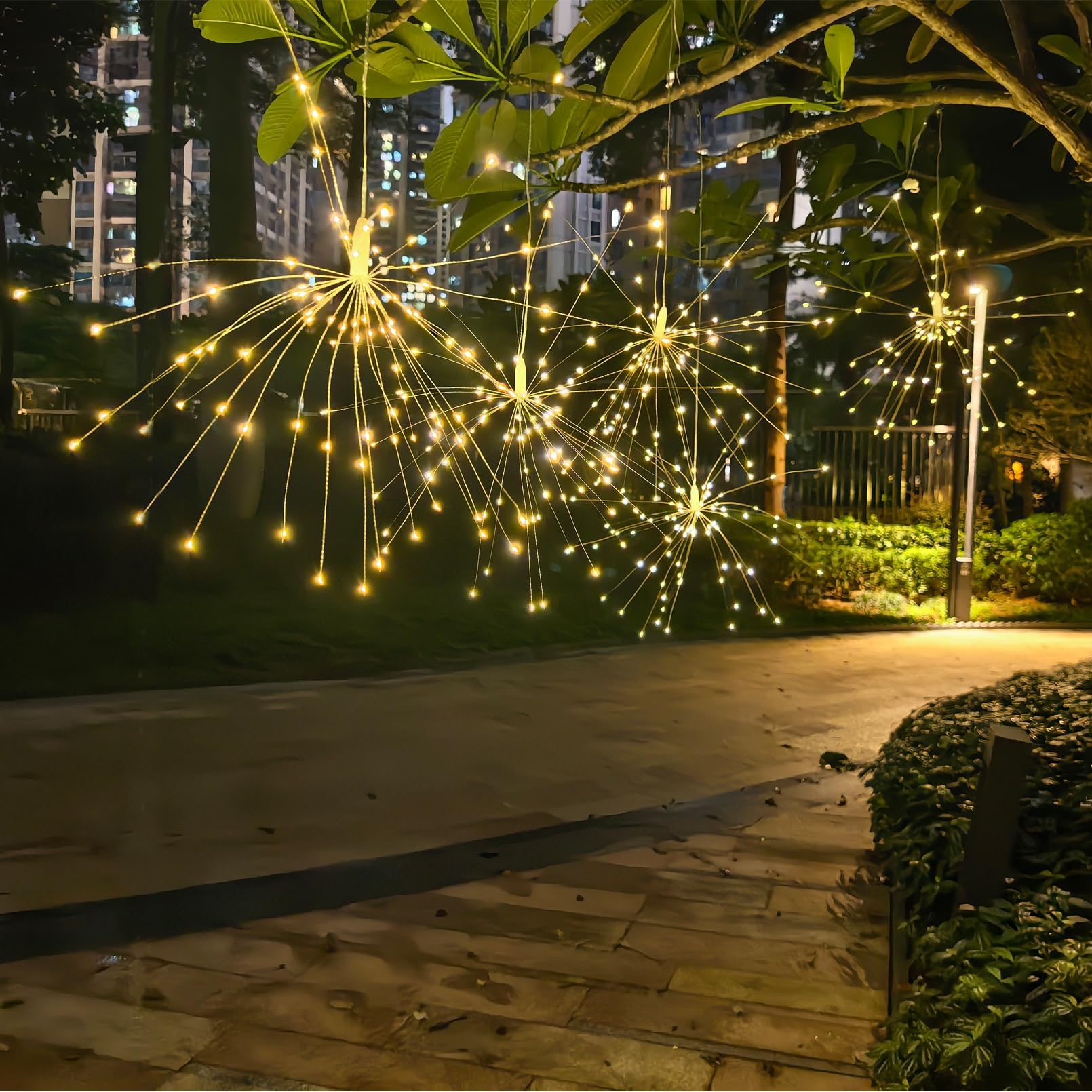 GTSYDING remote control enables simple modes and timing for outdoor lighting
