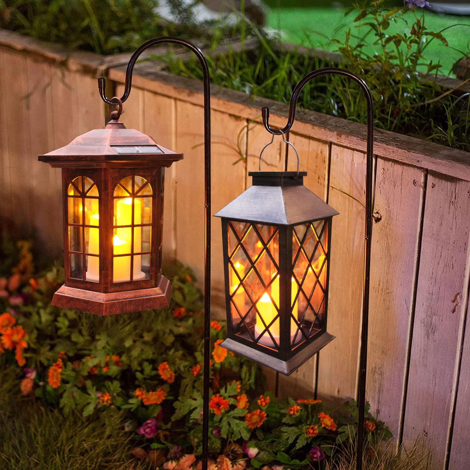 GUANFU decorative lantern enhances porches and pathways for outdoor ambiance.