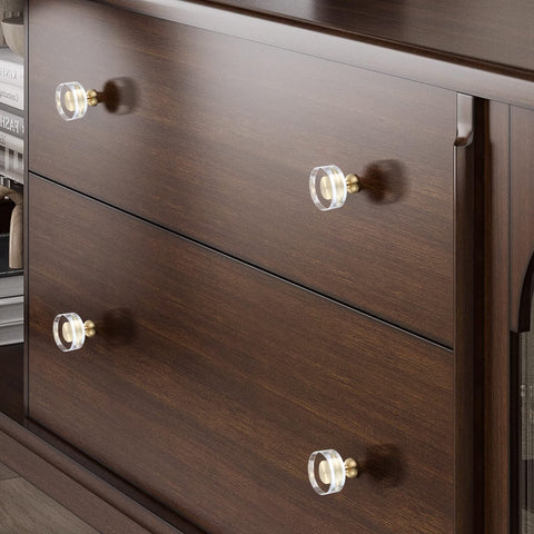 Guank crystal brass knob pack of 6 ready for multiple cabinets