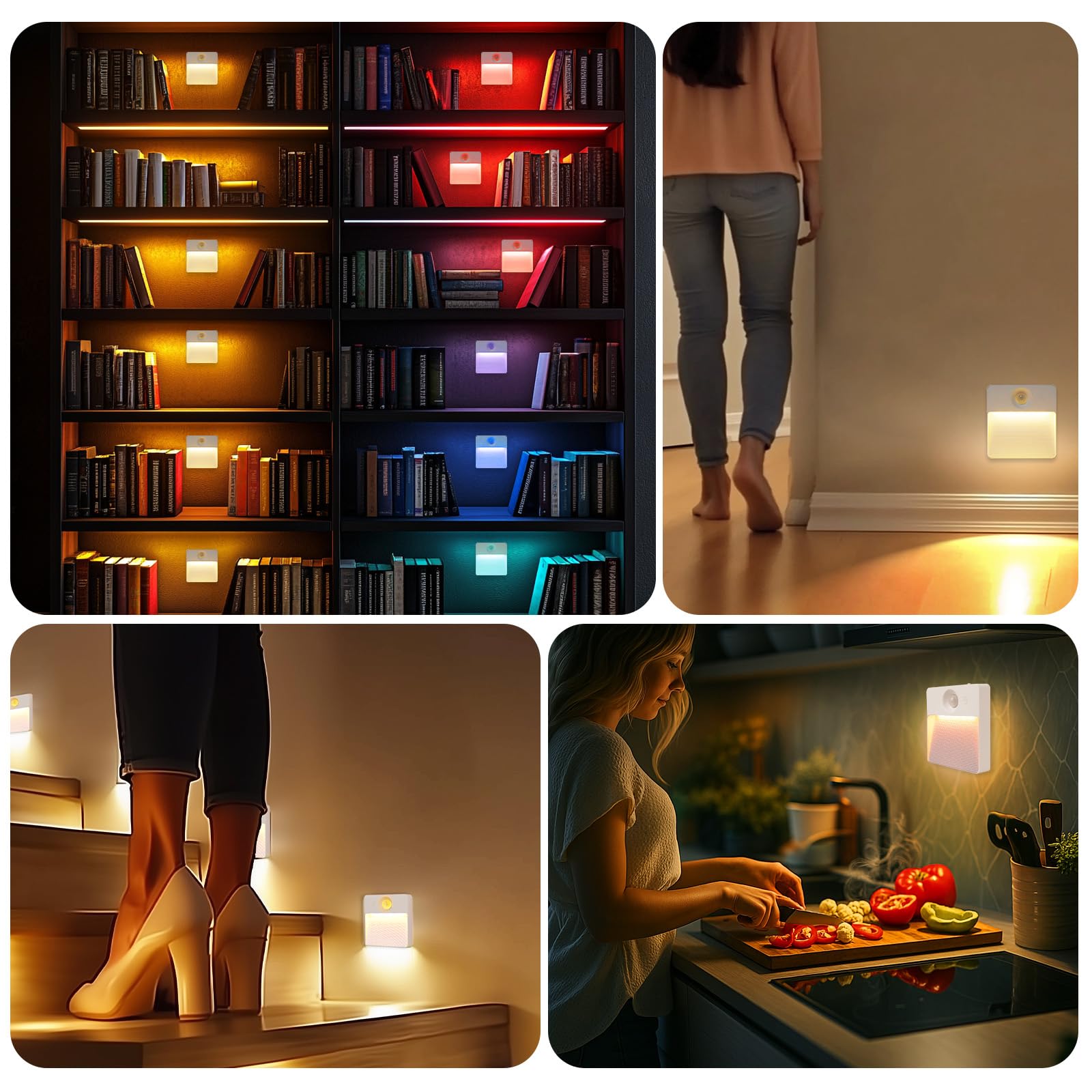 Guankai indoor stair light illuminates bathrooms and hallways safely.