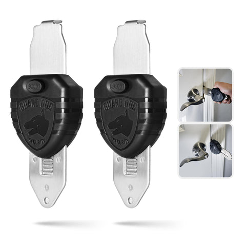 Guard Dog Security Blocklock compact door lock for hotel privacy.