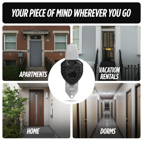 Blocklock helps prevent pets from escaping or kids from opening doors.