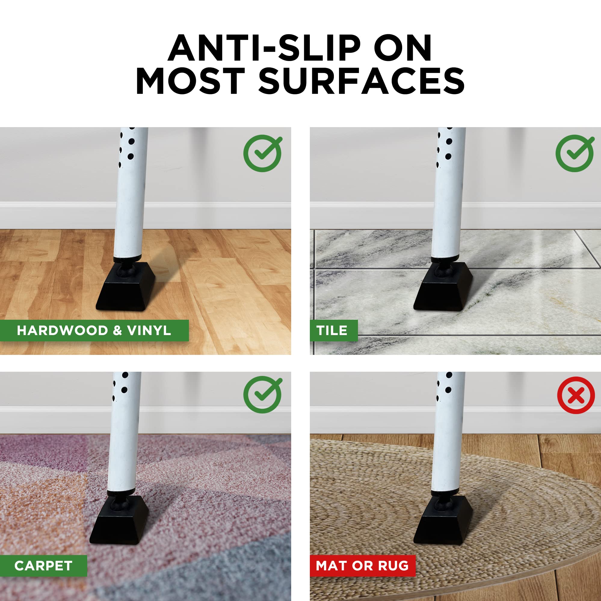 Guard Dog Security dual-function top piece removes for sliding door security.