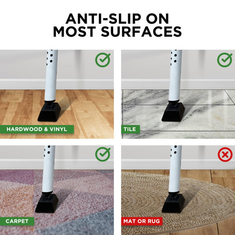 Guard Dog Security dual-function top piece removes for sliding door security.