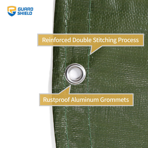 GUARD SHIELD circular tarp guards outdoor furniture against rain and snow