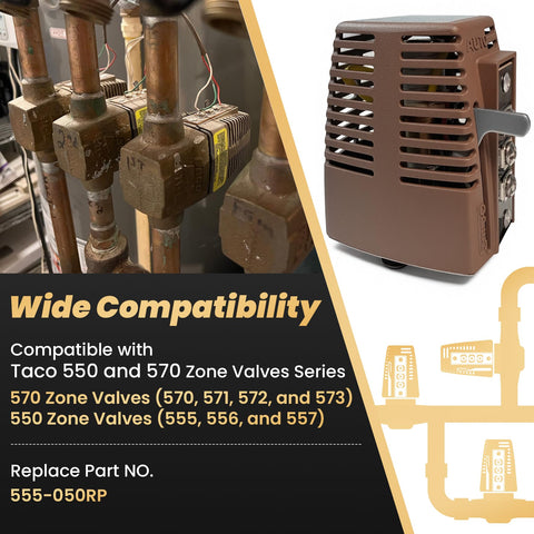 GuardFlow 555-050RP installation guide shows easy DIY setup for Taco valves.