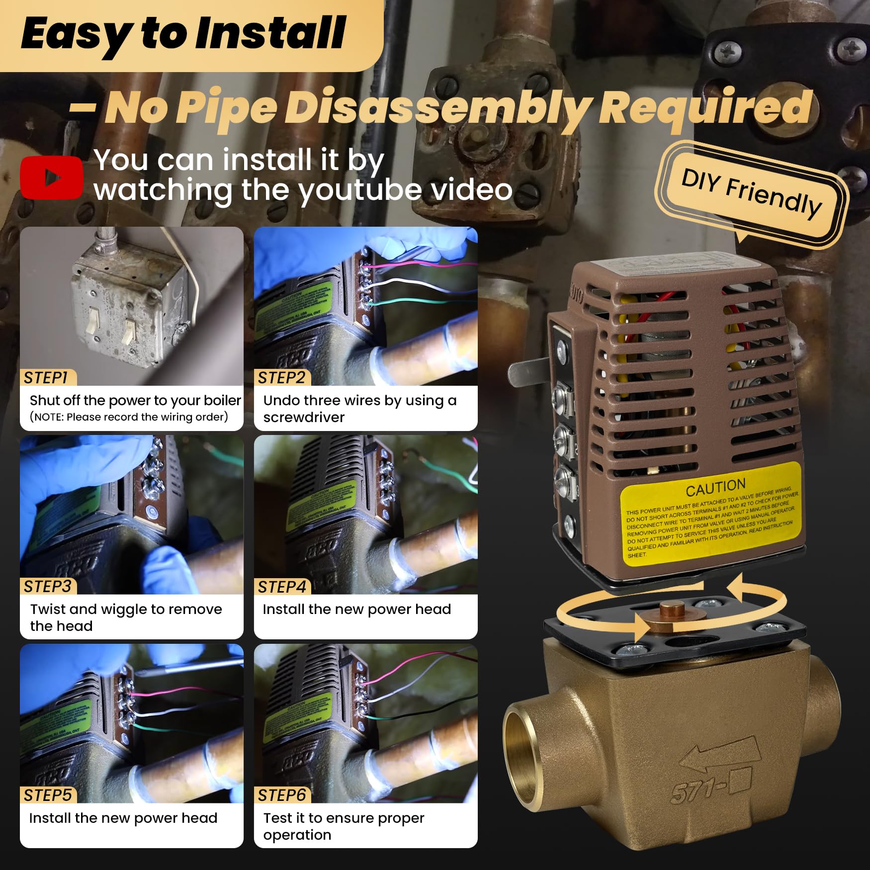 GuardFlow 555-050RP delivers silent operation during heated cycles.