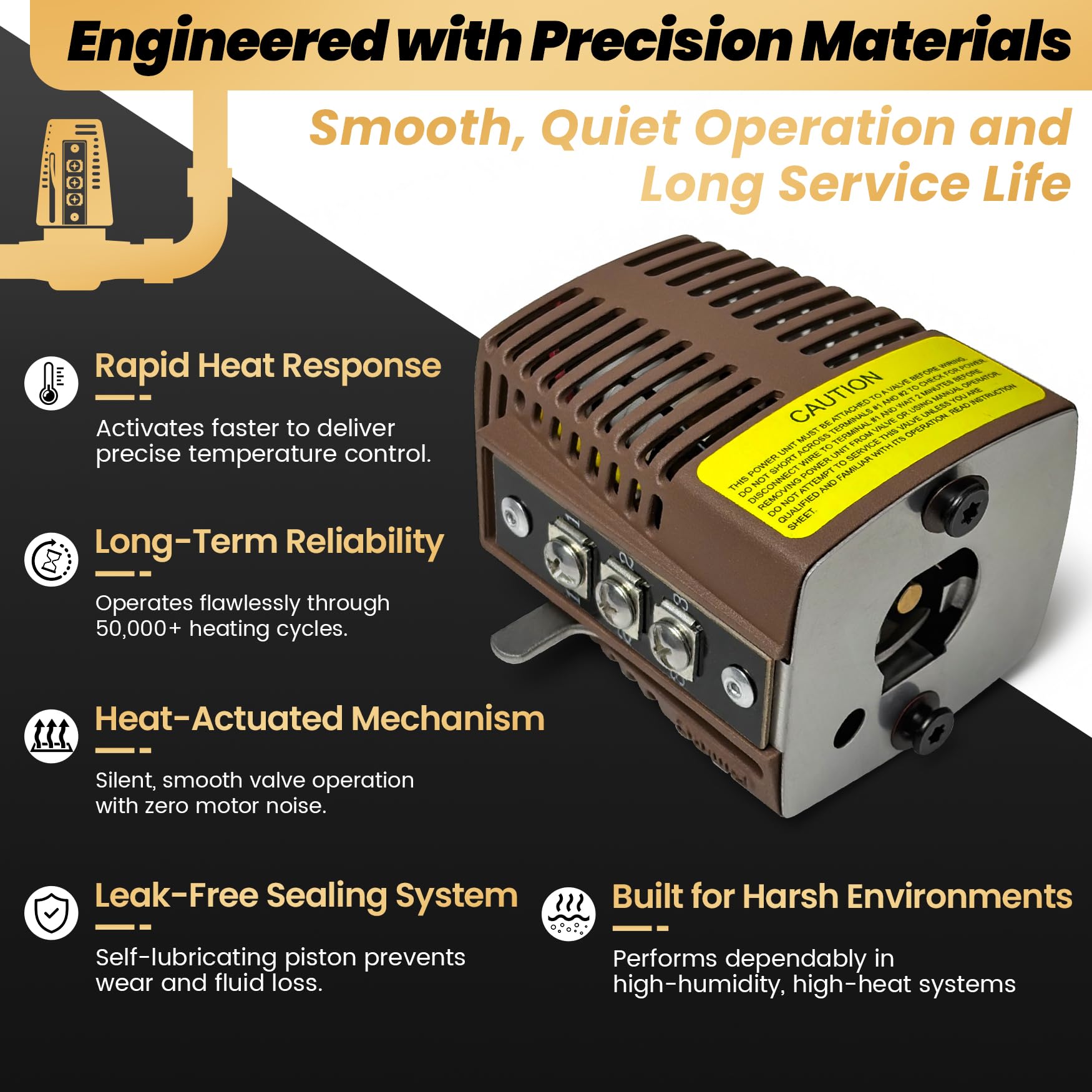 GuardFlow 555-050RP compatibility with Taco 556/570 valves enhances system versatility.