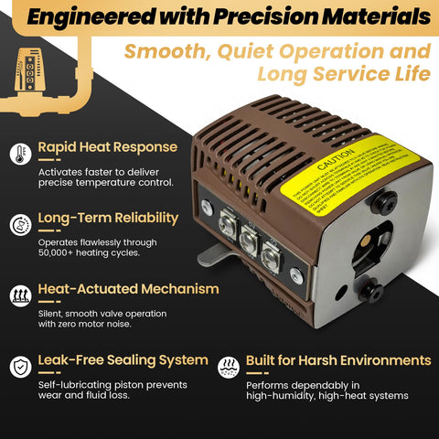 GuardFlow 555-050RP compatibility with Taco 556/570 valves enhances system versatility.
