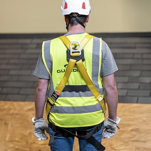 Guardian 00815 universal harness with five-point adjustment for comfort.