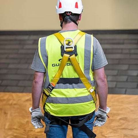 Guardian 00815 universal harness with five-point adjustment for comfort.