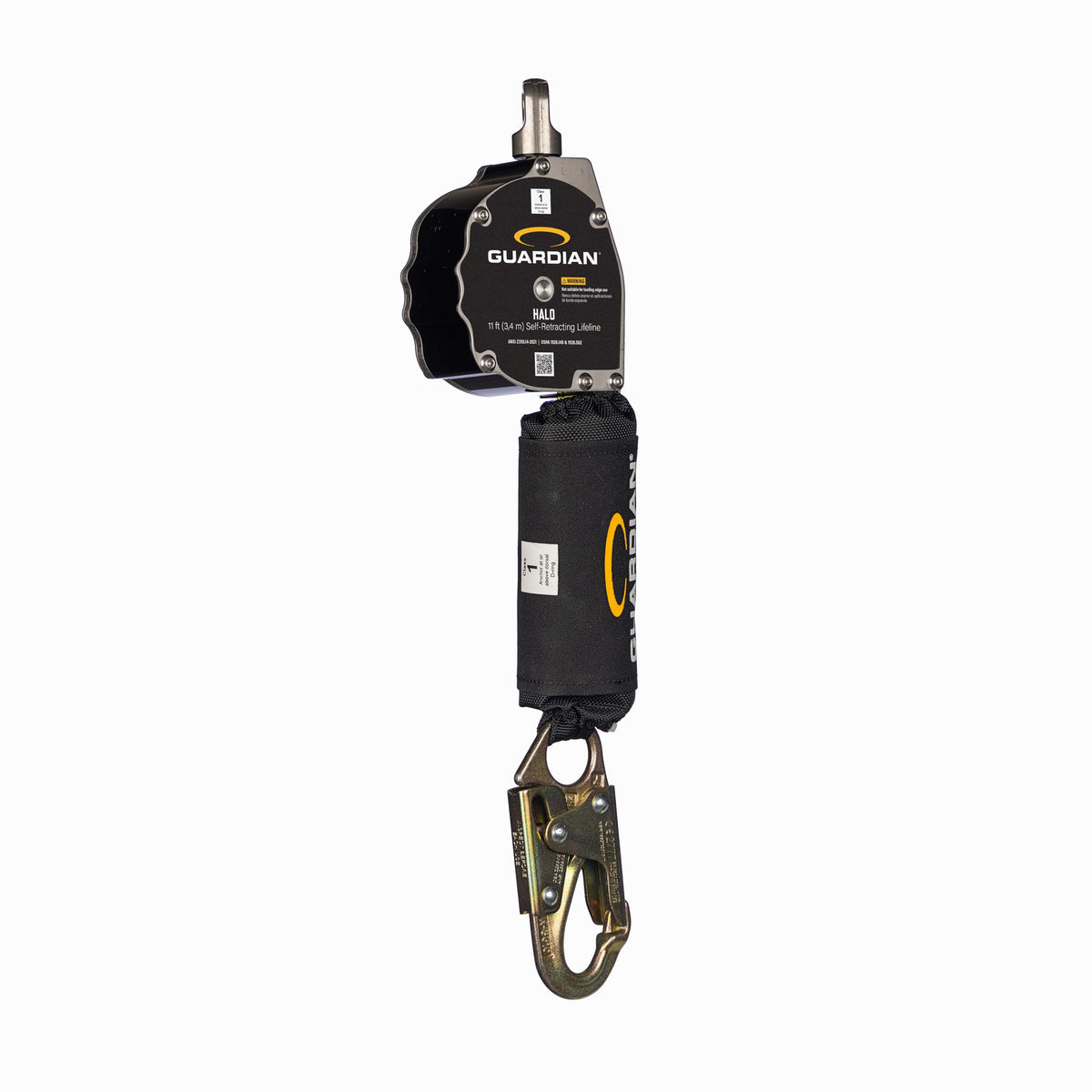 Guardian Halo Web SRL 11ft front view shows compact aluminum housing for easy handling.