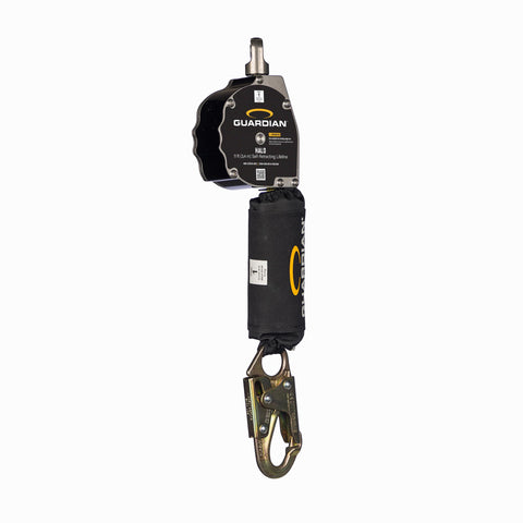 Guardian Halo Web SRL 11ft front view shows compact aluminum housing for easy handling.