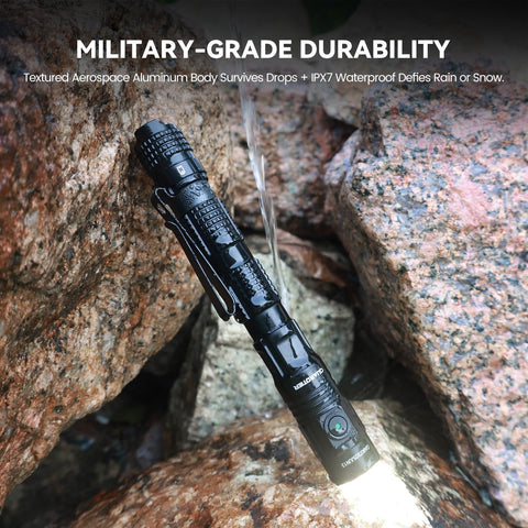 Guardtier ML70 textured non-slip grip for secure handling.