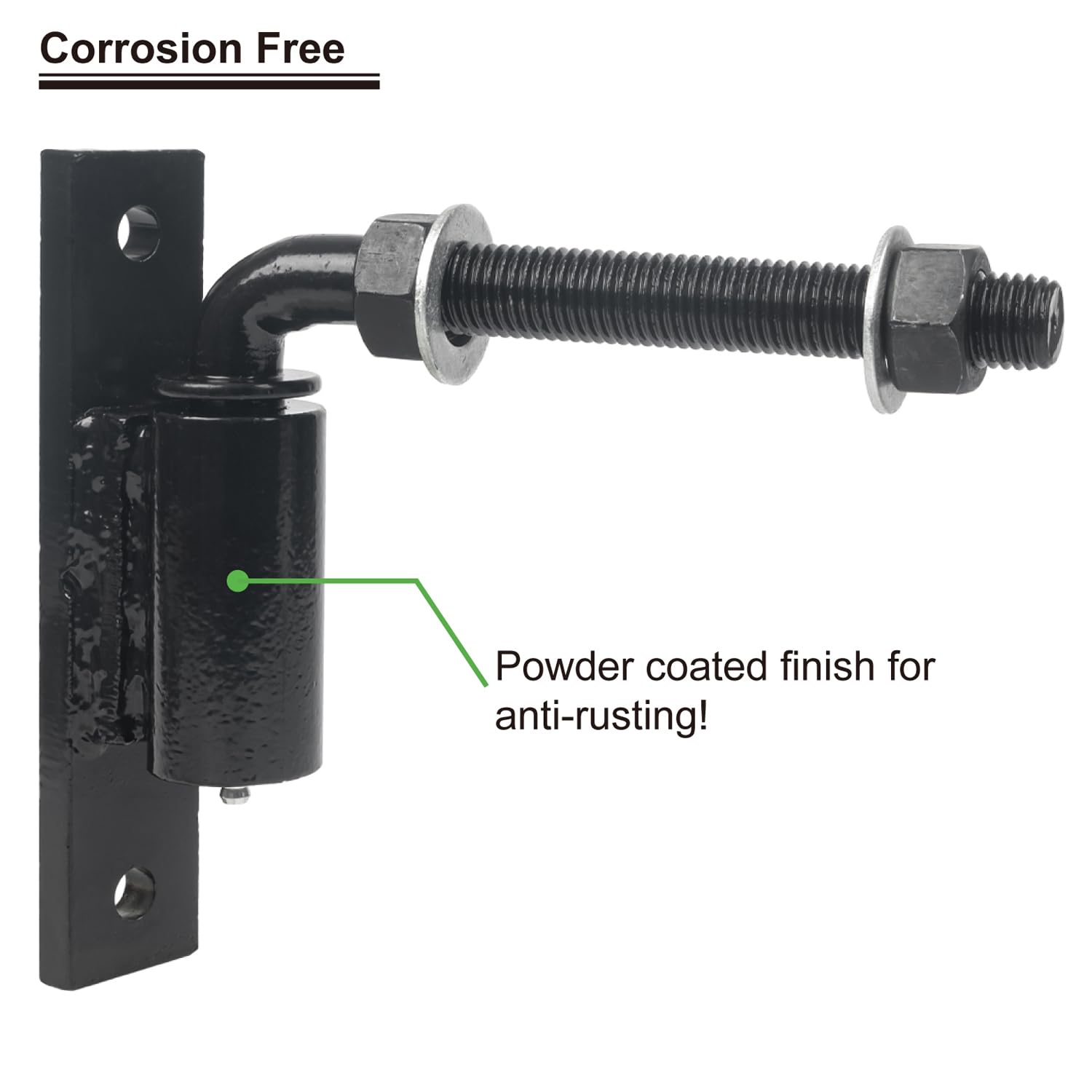 Gudwells hinge capable of up to 1100 lbs suits heavy driveways and security gates