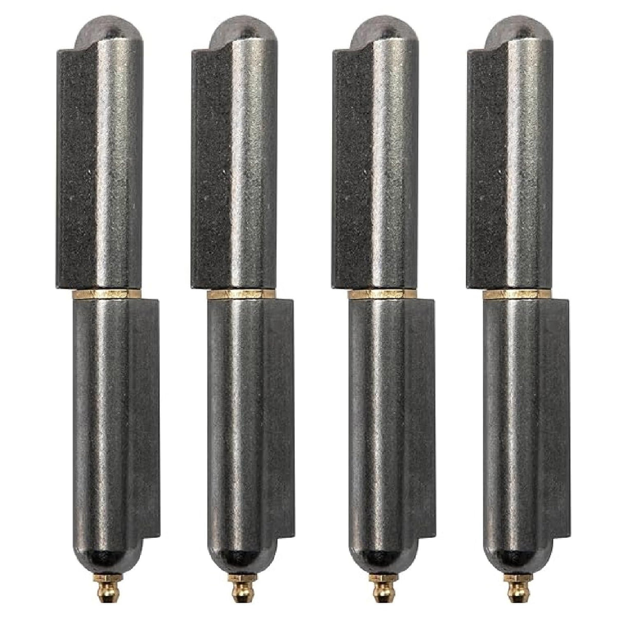Gudwells 7-inch weld-on bullet hinge barrel for smooth gate movement.