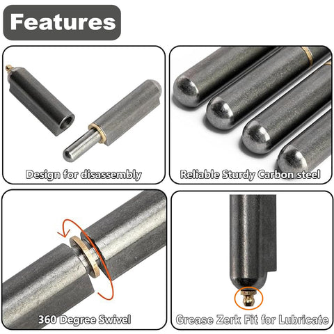 Gudwells brass bushing provides smoother, quieter swing and durability.