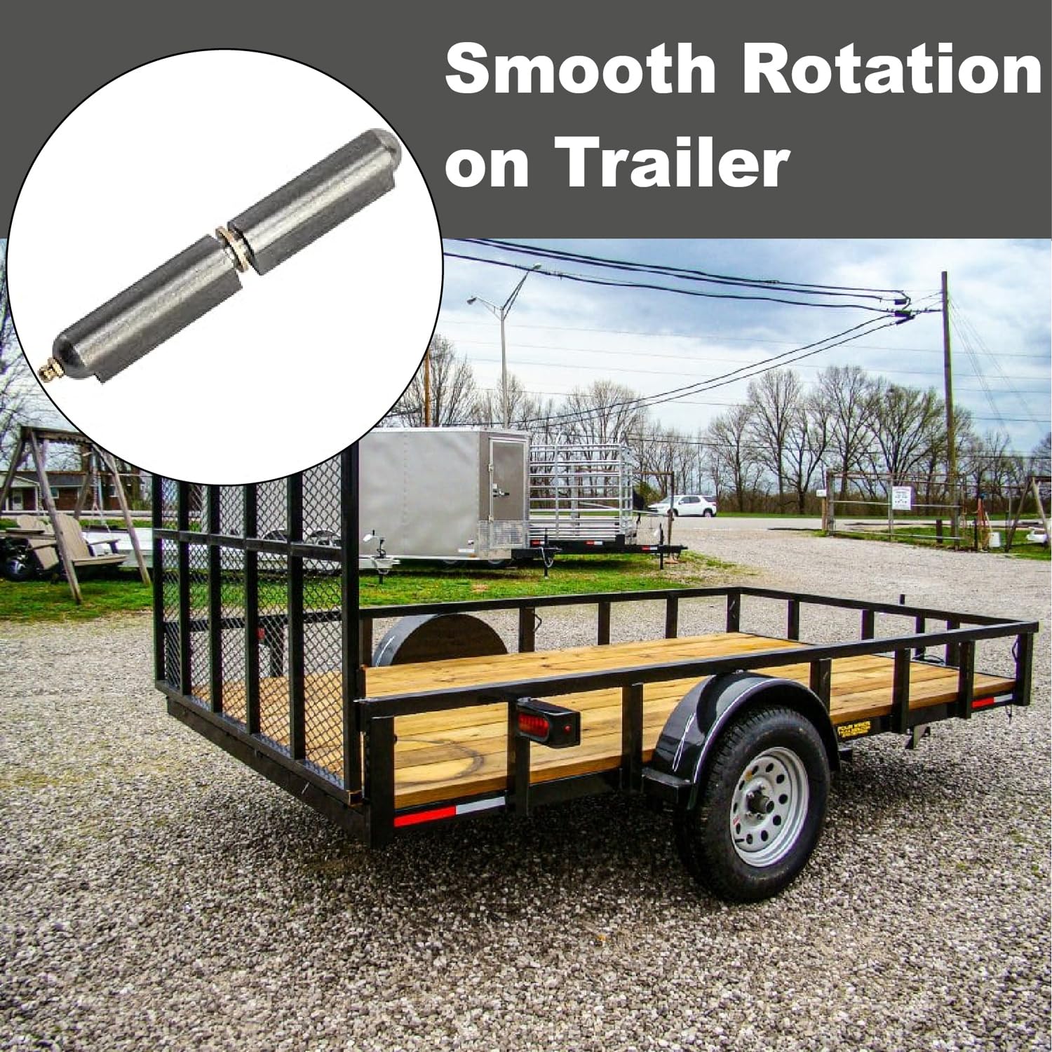 Low-gap design helps alignment between frame and swinging part.
