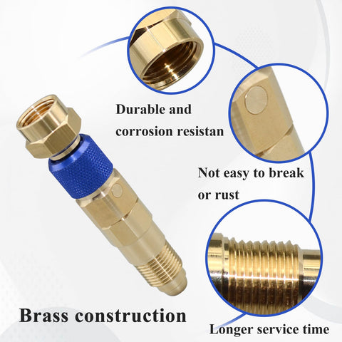 Compact 3.58-inch regulator fits standard gas benches