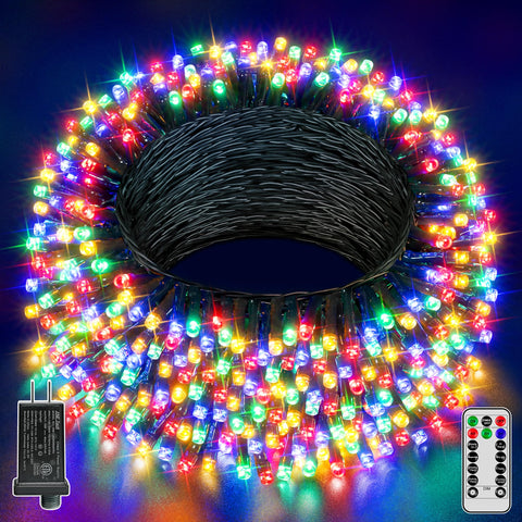 Guhope Christmas Lights 66ft – vibrant multicolor glow for outdoor spaces.