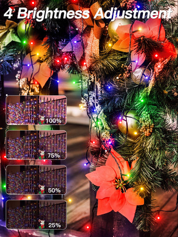 Guhope IP44 waterproof lights withstand weather for year-round use.
