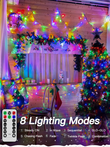 Guhope remote-controlled lights offer easy evening decoration.