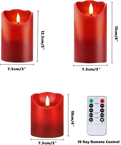 GUIFIER remote control for easy operation across all candle sizes.