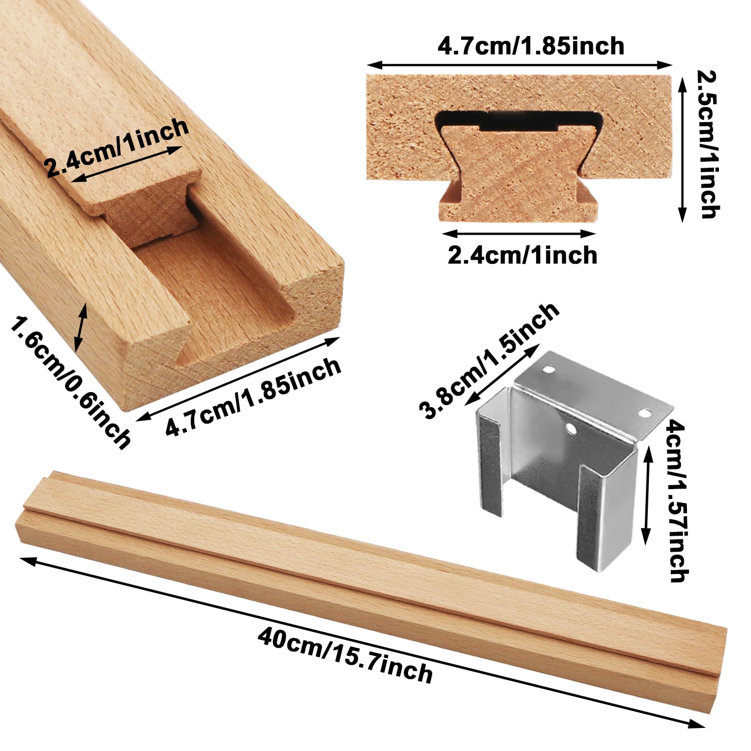 GUKBIAY metal slide brackets for secure mounting and easy retrofitting