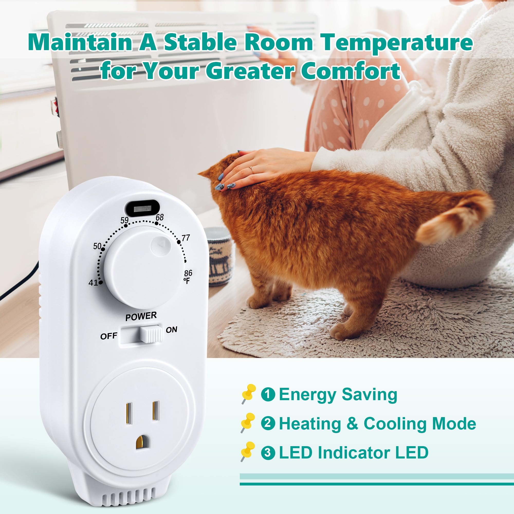 Gulfmew LED indicator light shows status at a glance.