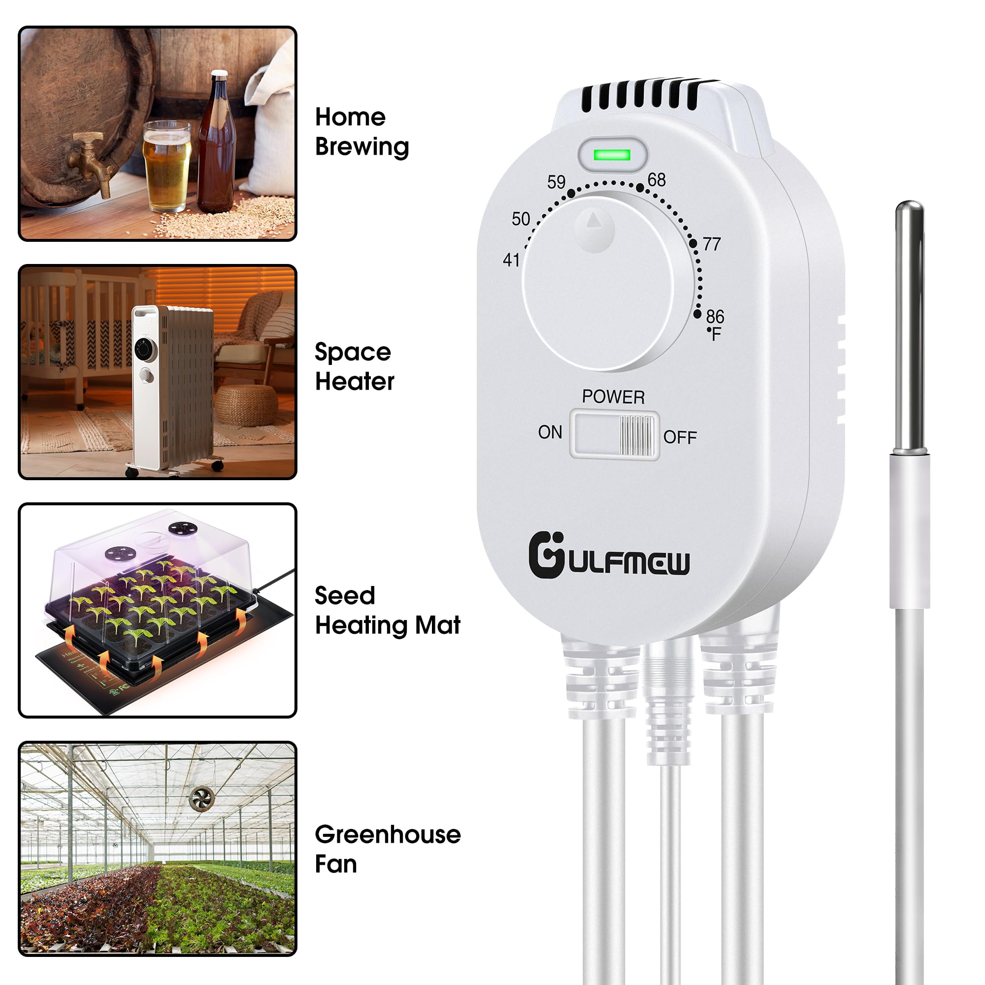 Gulfmew versatile applications for refrigeration, fermentation, and fans