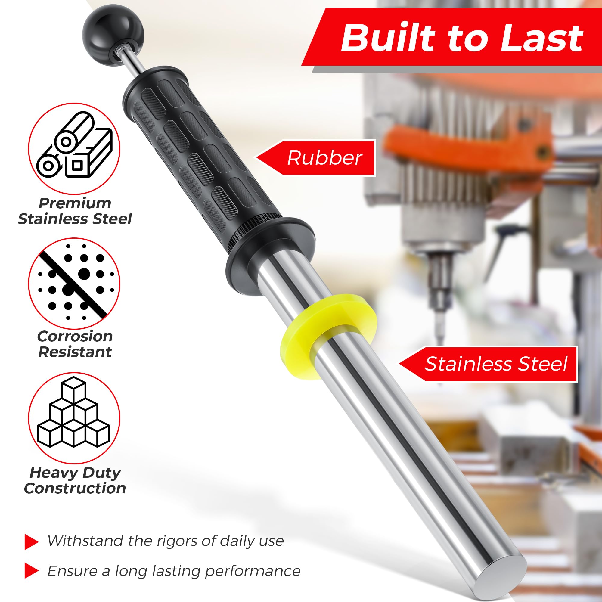 Gulfmew wide 5.5-inch magnet range captures more metal.