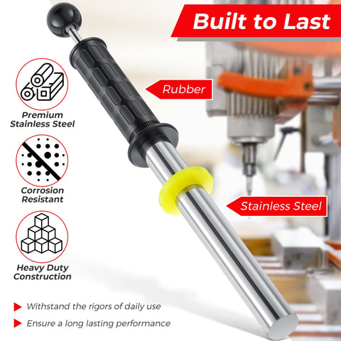 Gulfmew wide 5.5-inch magnet range captures more metal.