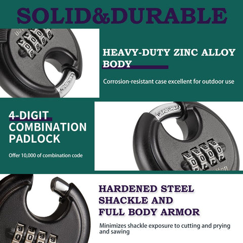 Guliffen 4-digit code dial demonstrates easy setup and reconfiguration.