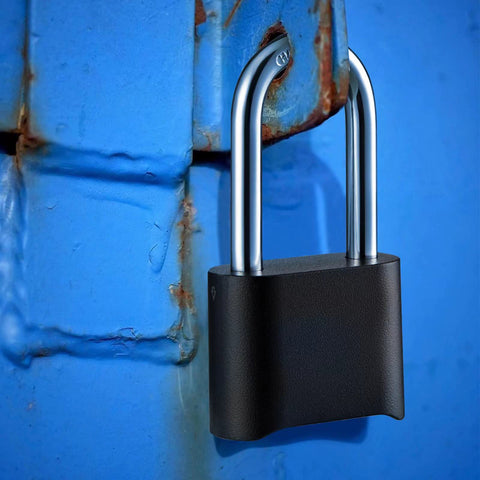 Guliffen two-pack locks protecting garages and sheds outdoors.