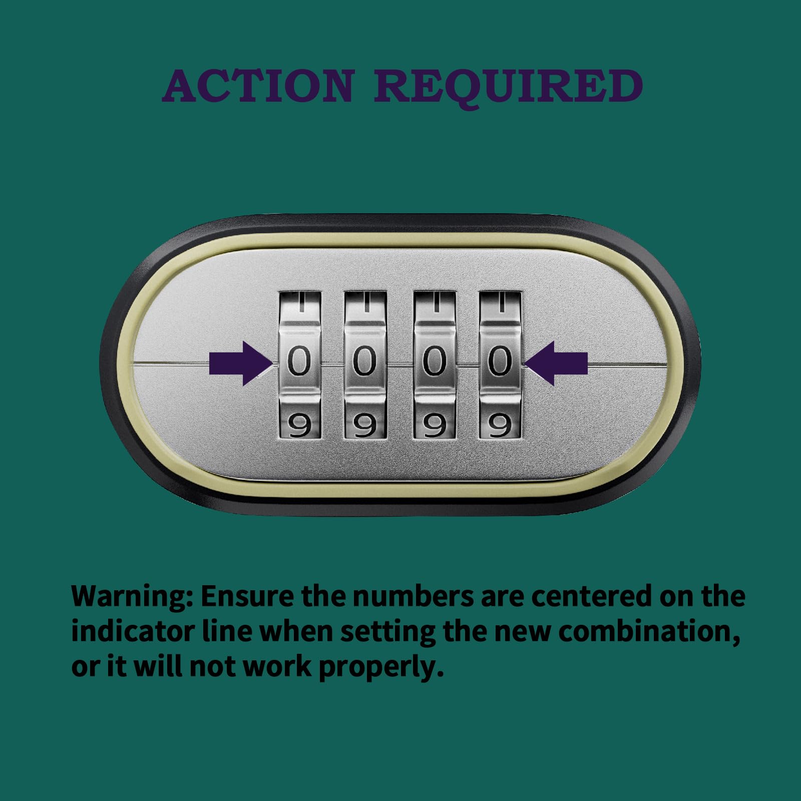 Guliffen set-your-own four-digit code padlock for easy customization.