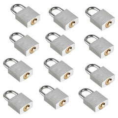 Guliffen small aluminum lock body close-up shows compact 3/4-inch width for lightweight security.