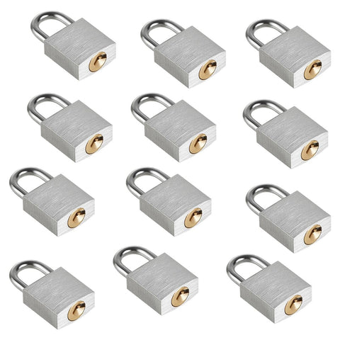 Guliffen small aluminum lock body close-up shows compact 3/4-inch width for lightweight security.