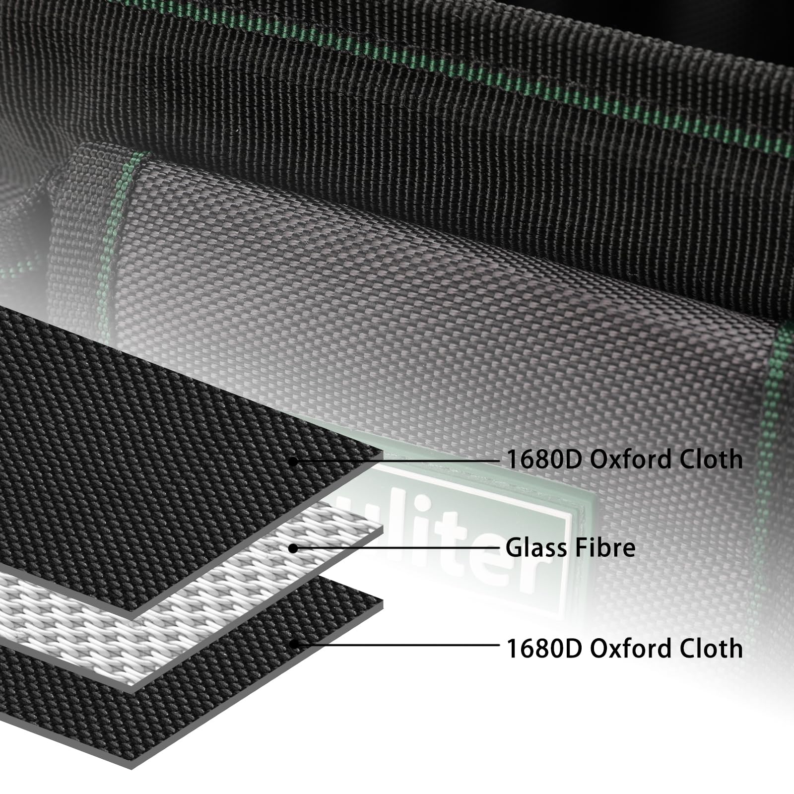 Guliter foldable panel simplifies packing and storage when not in use.
