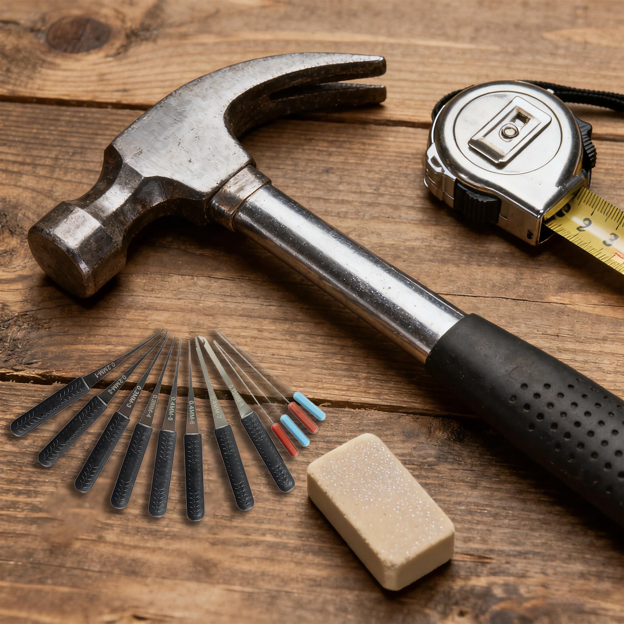 GULLWOLF durable stainless steel tools with ergonomic ABS grips in a sturdy case