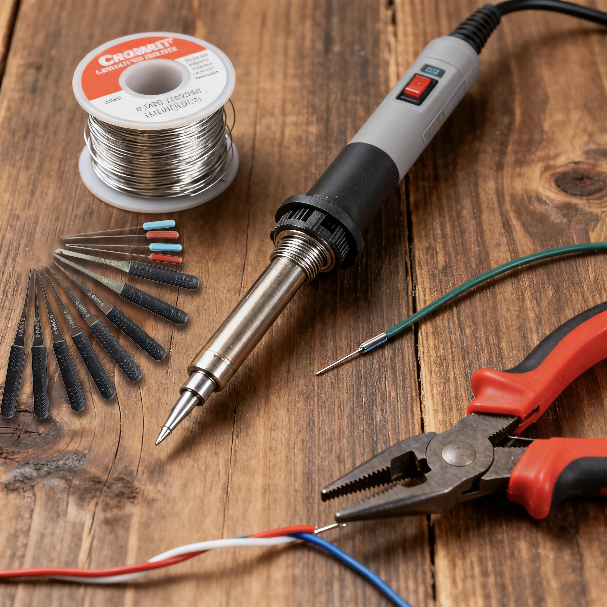 GULLWOLF close view of tools aiding extraction of small fragments