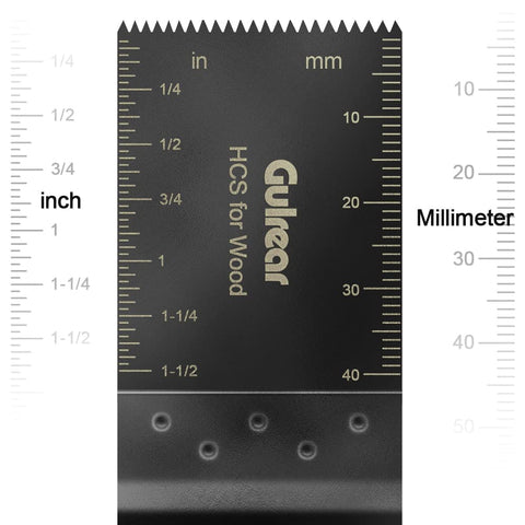 Gulrear blades fit many tools including Dewalt, Ryobi, Milwaukee.