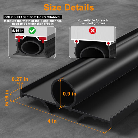 Gumlian double T-track compatibility demonstrates fit for double-track doors