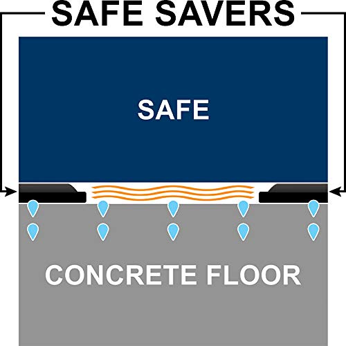 Gun Storage Solutions stackable savers stabilize large safes on uneven ground
