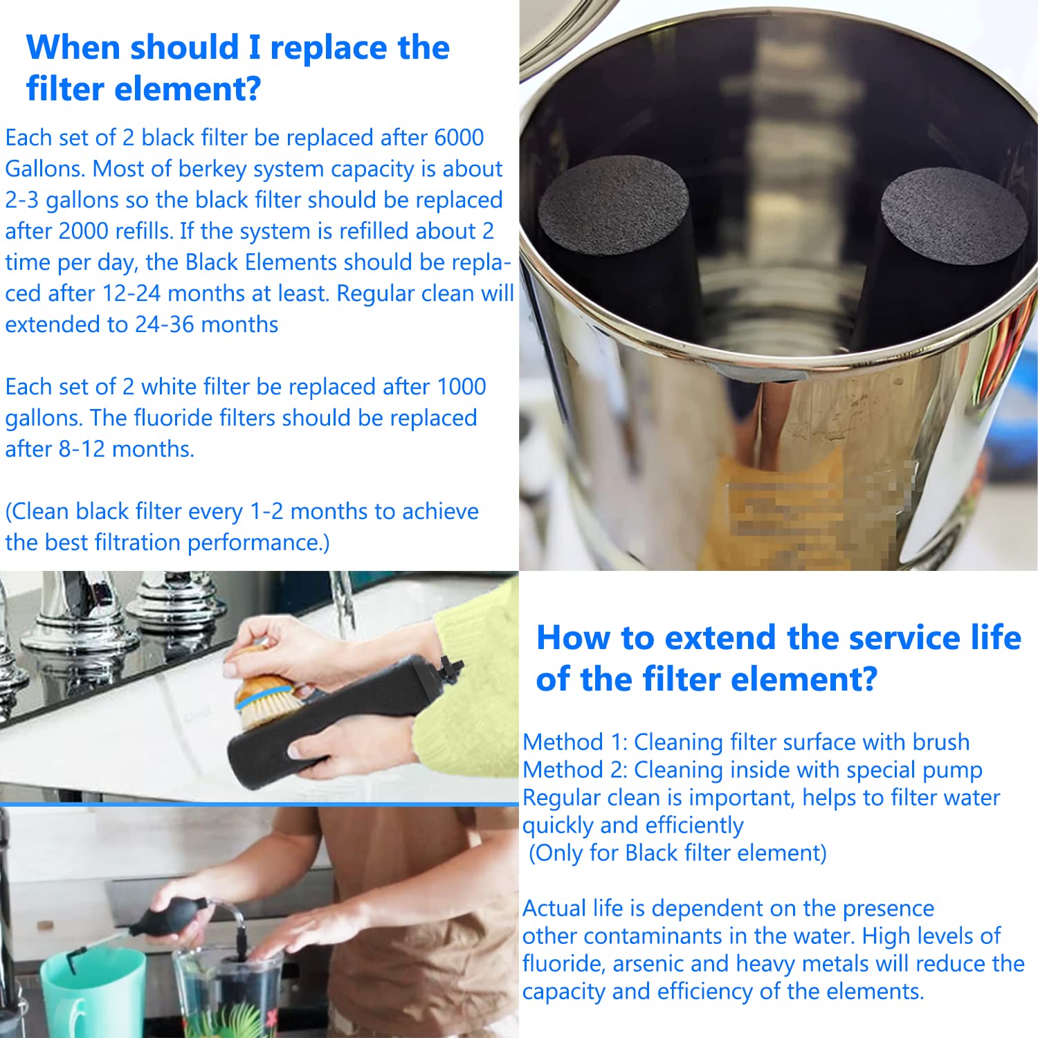 Gunneran installation-friendly filters fit Berkey systems for easy DIY maintenance.