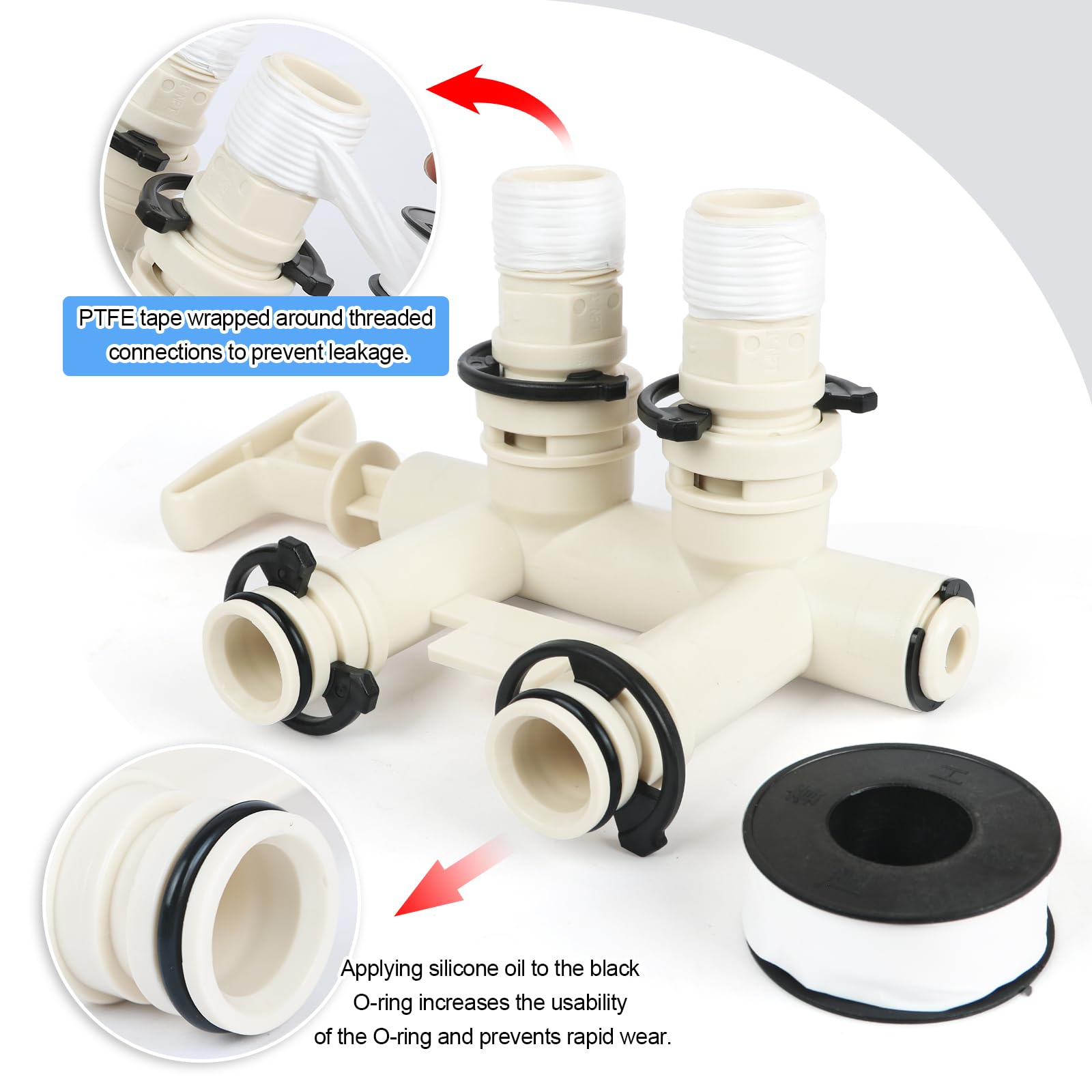 GUOJINJISM valve cover and screws included for simple installation.