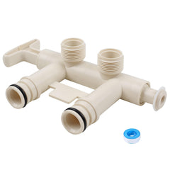 GUOJINJISM water softener bypass valve 7370286 front view for quick maintenance.