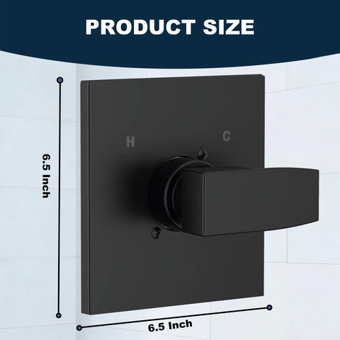 GUOLAIBA All-metal construction emphasizes long-lasting shower performance.