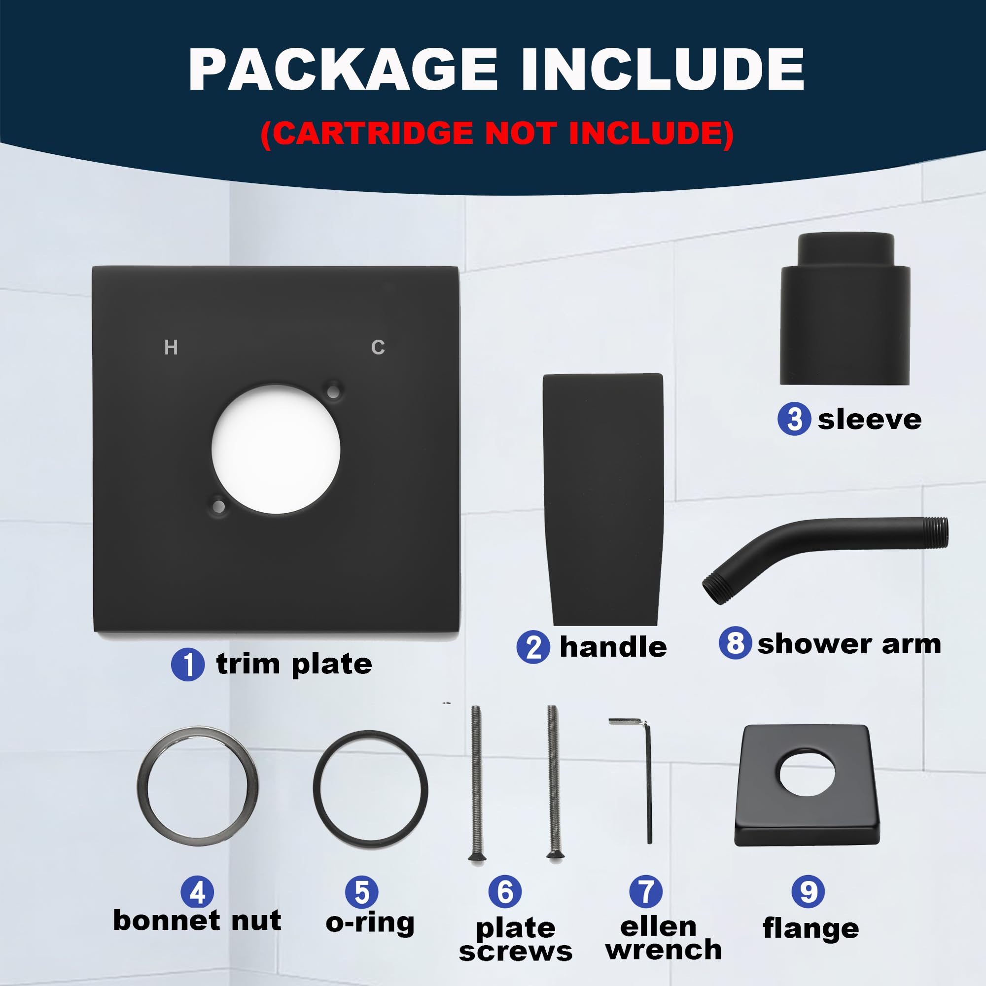 GUOLAIBA easy DIY installation in minutes, no plumber required.