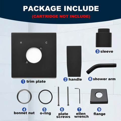 GUOLAIBA easy DIY installation in minutes, no plumber required.